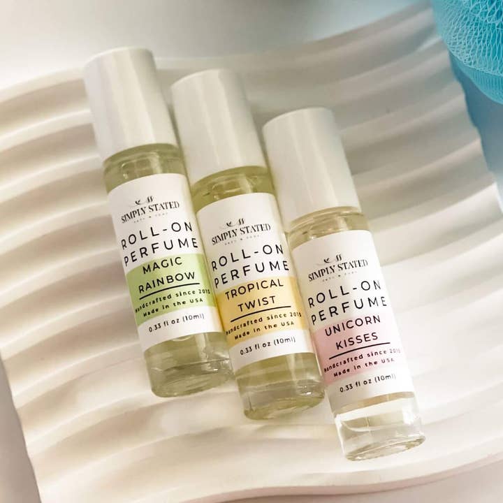 Kids Roll-On Perfume – Sweet & Playful Scents for Kids for wholesale by Simply Stated Bath & Body