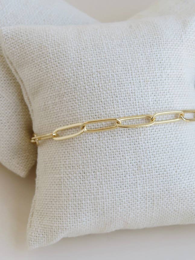 Clip Link Ankle Bracelet for wholesale by Boutique Suarez Co.