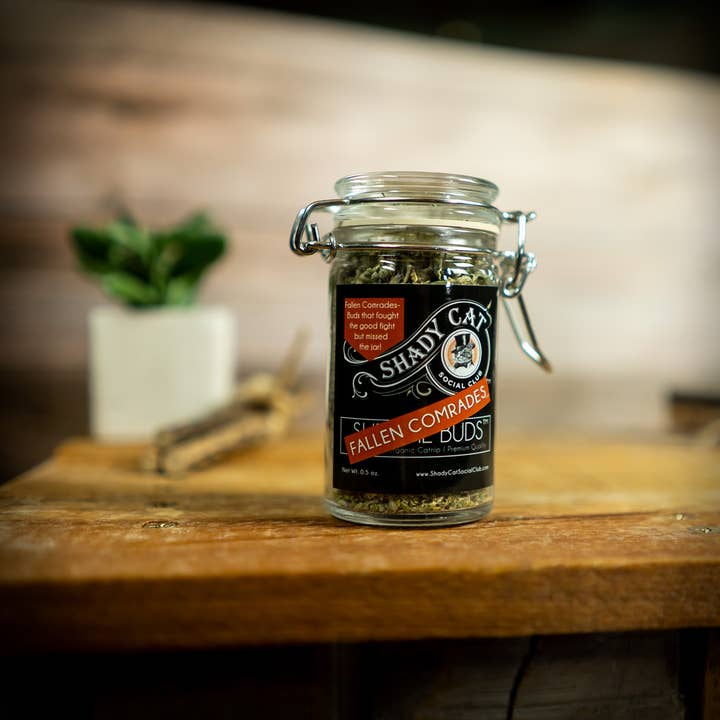 Christmas Gift for Pet | Fallen Comrades | Fancy Catnip! for wholesale by SHADY CAT SOCIAL CLUB