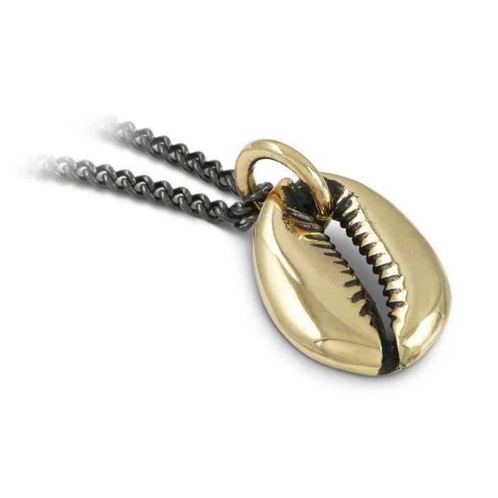 Cowrie Shell Necklace - Bronze for wholesale by Lost Apostle