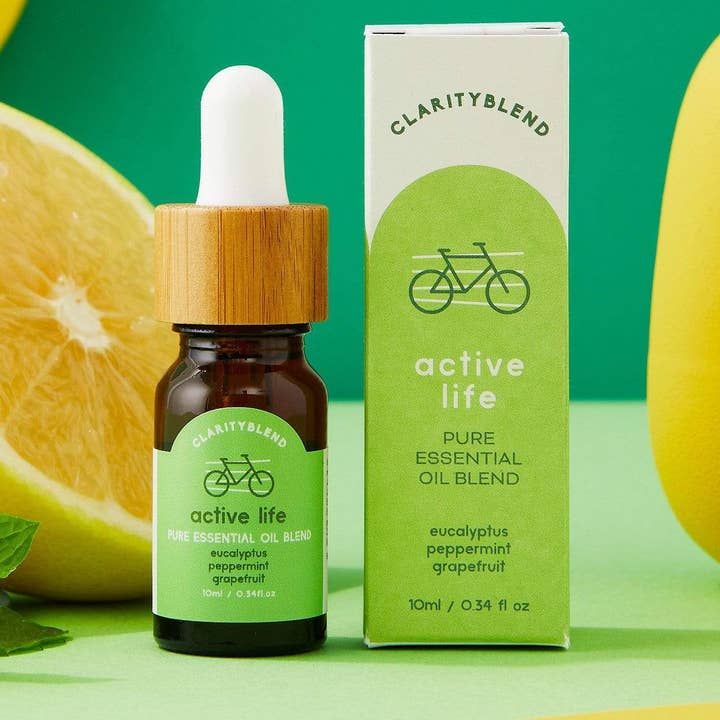 Miscela di oli essenziali Active Life per diffusore per la vendita all'ingrosso da parte di Clarity Blend Aromatherapy