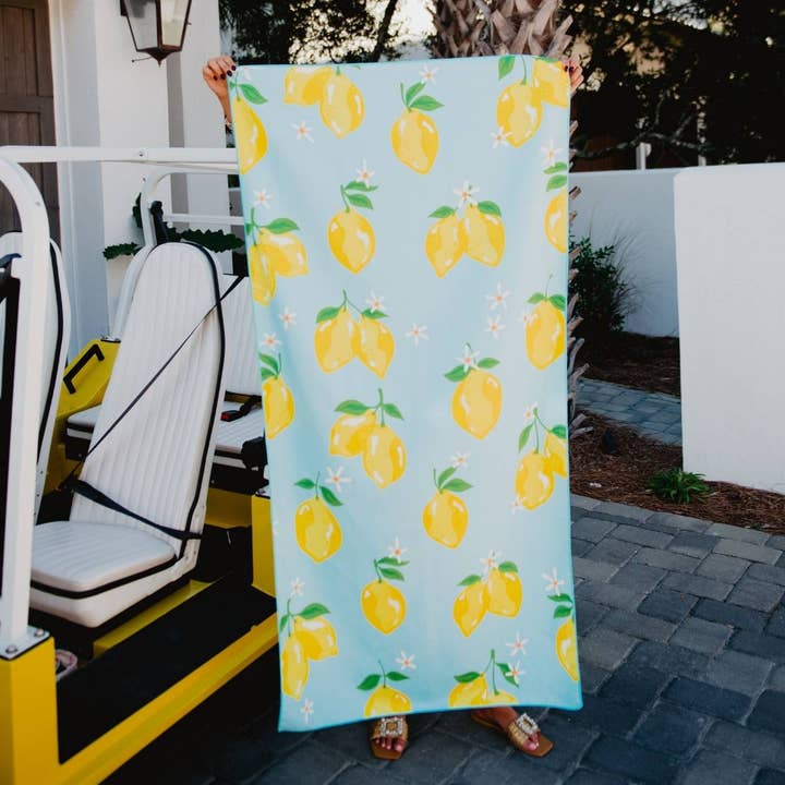 Lemons Wholesale Quick Dry Towel for wholesale by Katydid