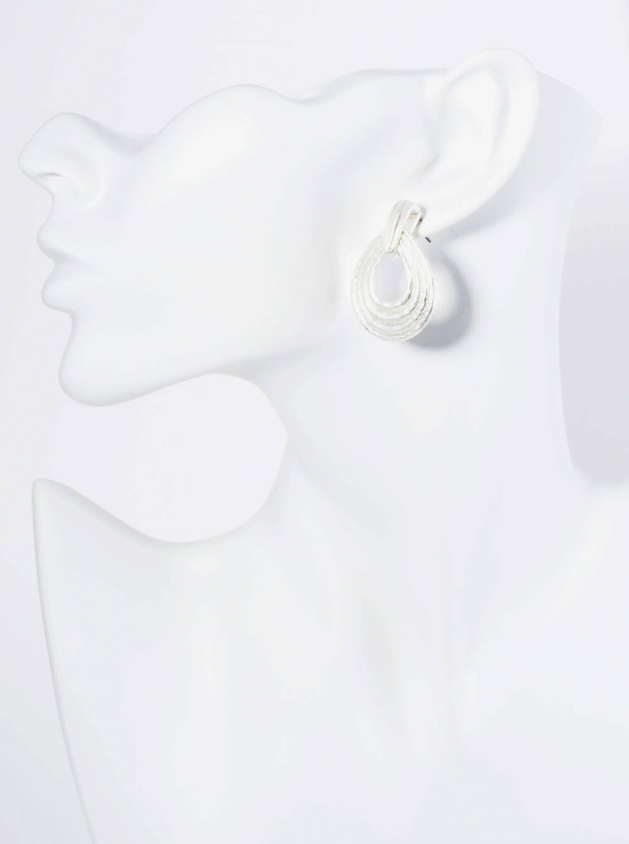 Wild Honey - Wholesale Dangle Earrings - Textured Metal Teardrop Post Earrings1