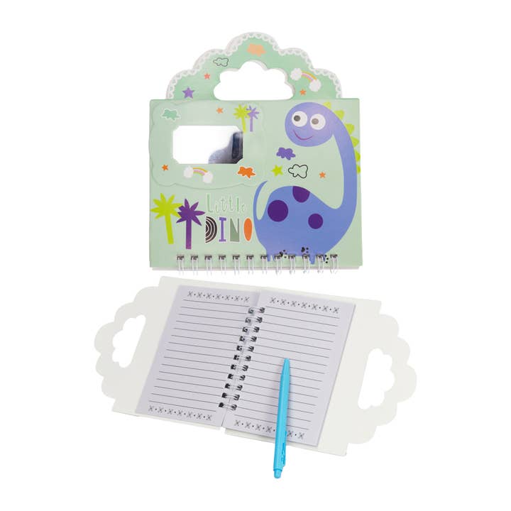 Cap Zone – wholesale Notebook – Dino Mini Notepad Diary Notebook with Pen n Mirror1