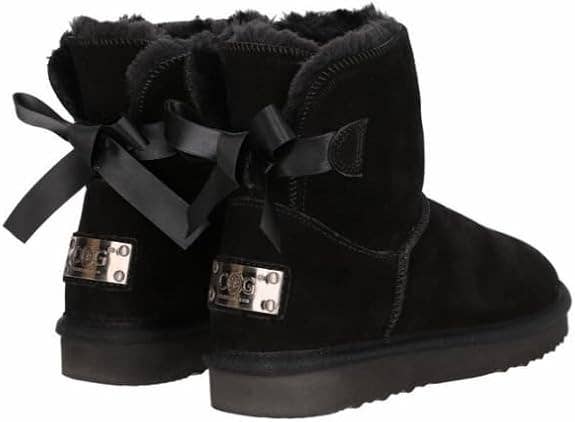 OB6166 OOG Damen Lederboots mit Schleife Black for wholesale on Faire0