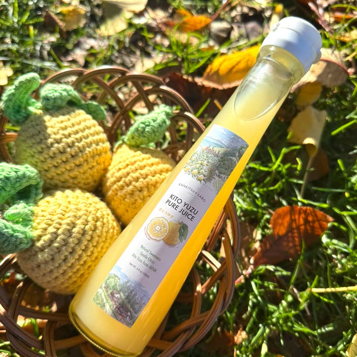 Kito Yuzu Pure Juice | 木頭ゆず | 4 floz for wholesale by KANKITSU LABO