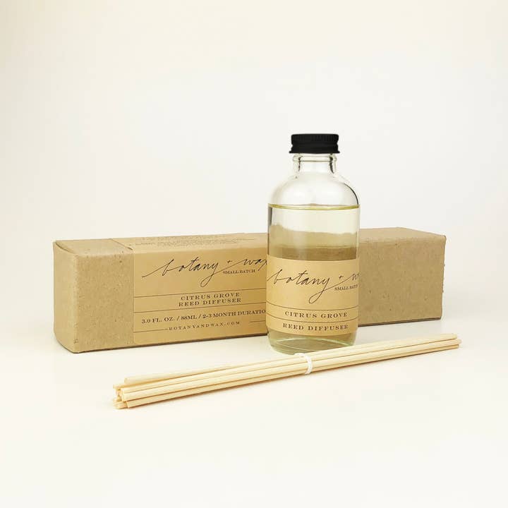 Citrus Grove 3.5 oz. Reed Diffuser for wholesale by botany+wax