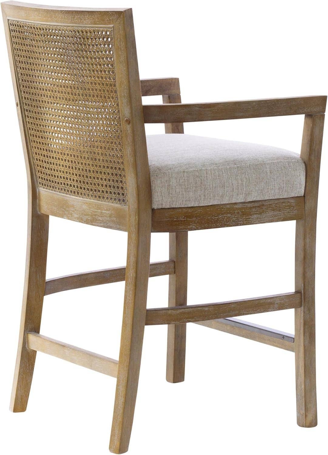 ShipItFurniture - Wholesale Stool - Counter Stool With Cane Back And Upholstered Seat Kitchen2