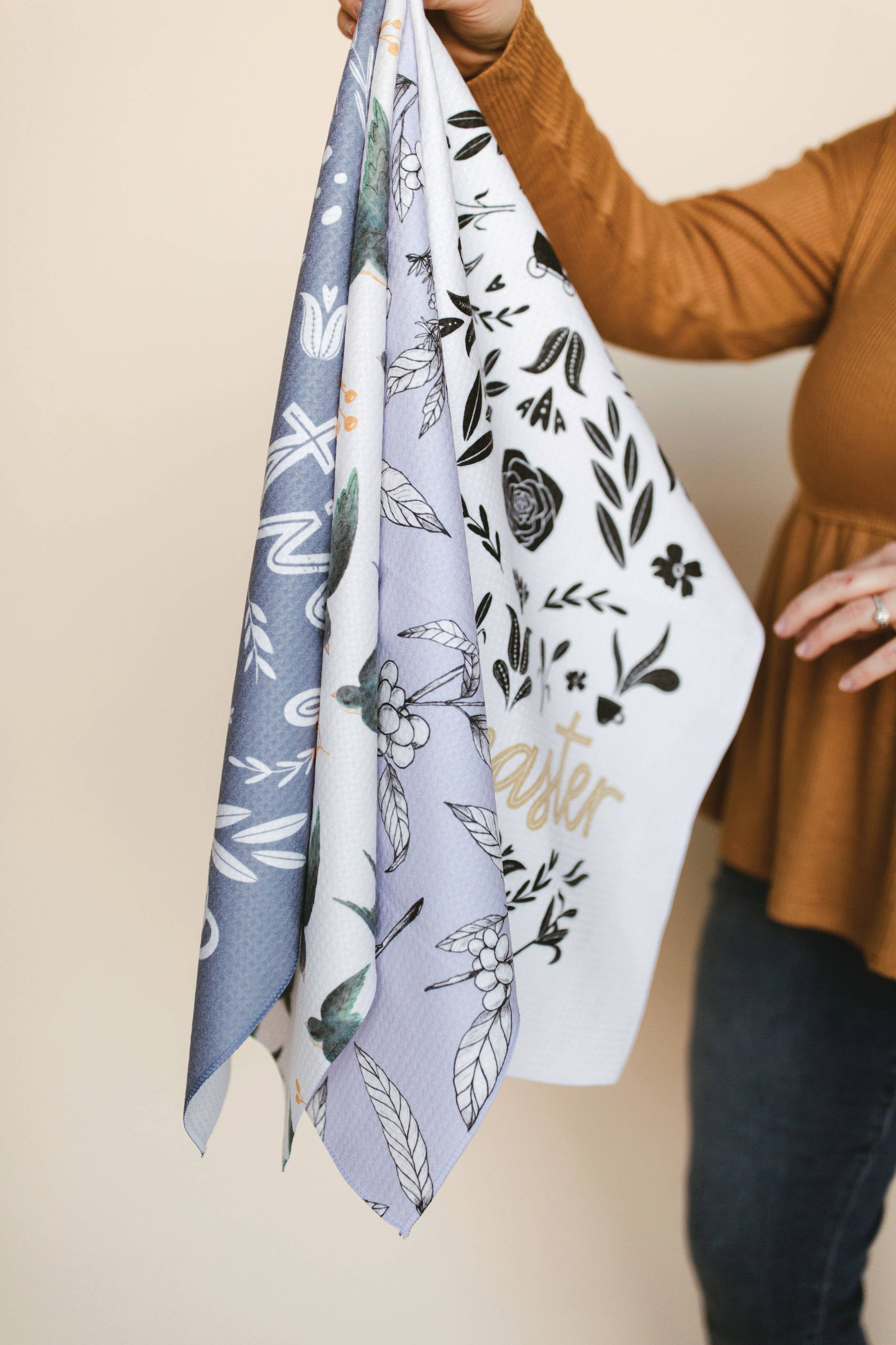 Joymark Studio - Wholesale Tea Towel - Lancaster Love Remix Waffle Weave Kitchen Tea Towel3