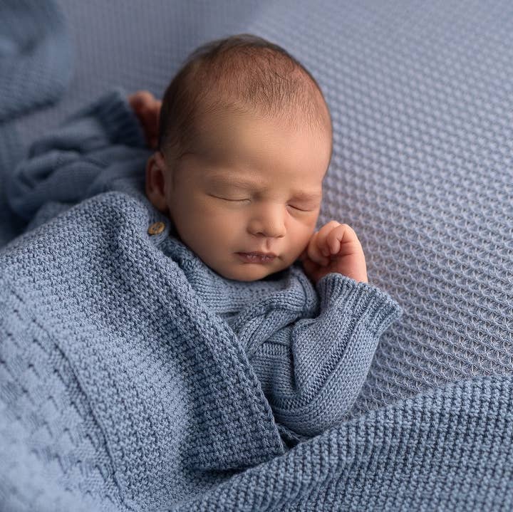 Square jeans baby blanket for wholesale by micu micu