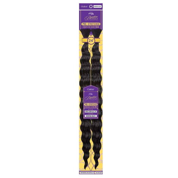 OUTRE LOOSE DEEP BULK HUMAN HAIR BLEND PRESTRETCH BRAID 24" for wholesale by Majestic Wholesale