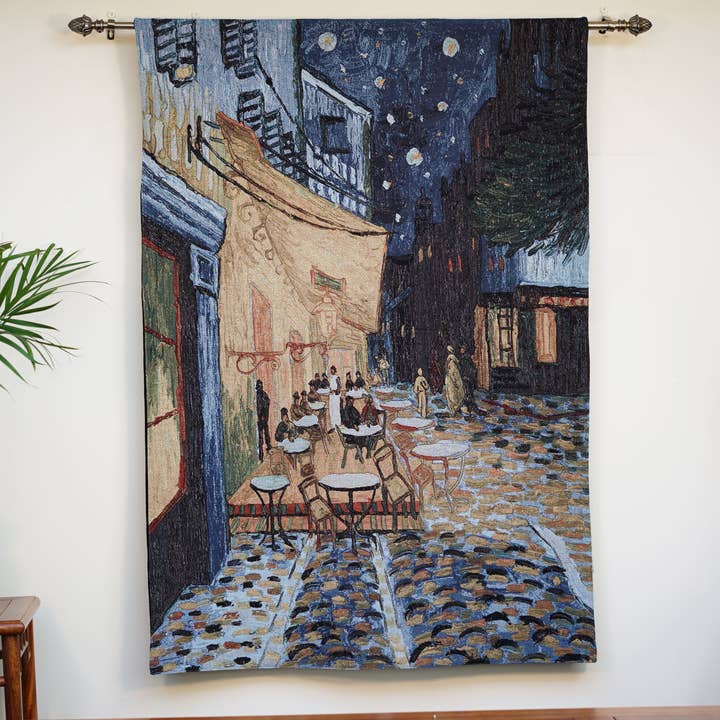 Van Gogh Cafe Terrace - Wall Hanging 100cm x 138cm (70 rod) for wholesale by Signare Tapestry