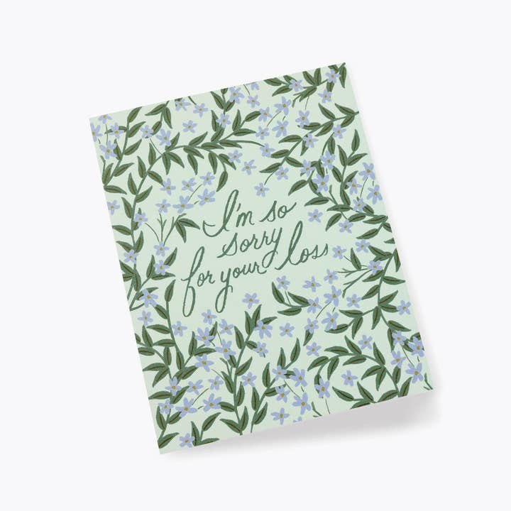 Rifle Paper Co. - Wholesale Sympathy Card - Laurel Sympathy Card1