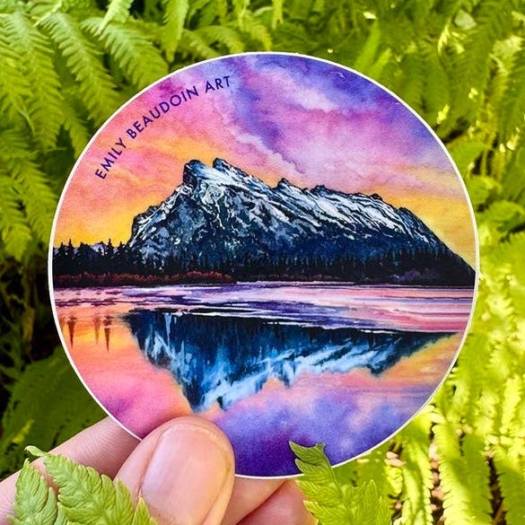 Case of Rundle Sunrise 3" Sticker - Item for wholesale by Emily Beaudoin Art