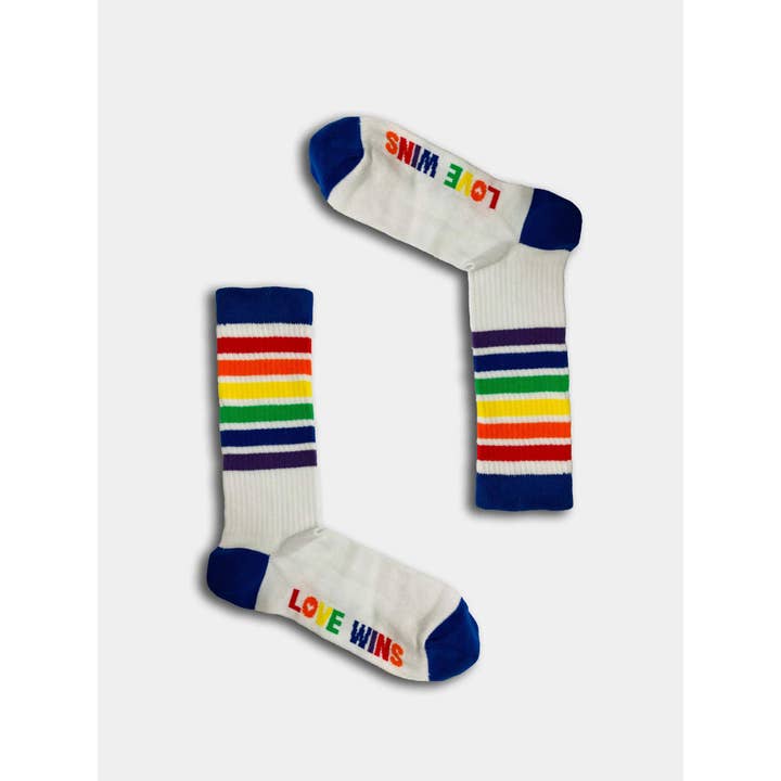 Rainbow Stripe Socks - 3 Pairs for wholesale by Boxt Socks Ltd