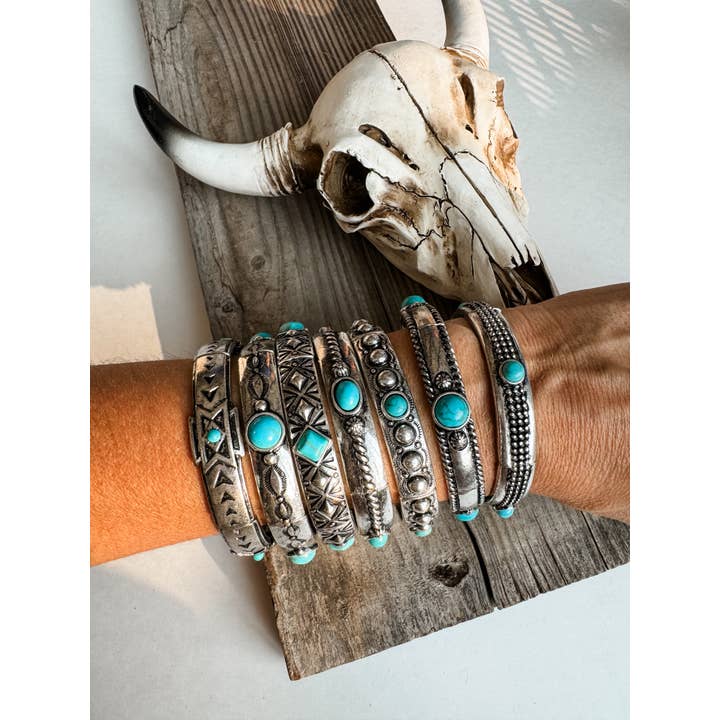 Boho Ranch Shop – wholesale Pärlarmband – Western Metal Stretch Armband8