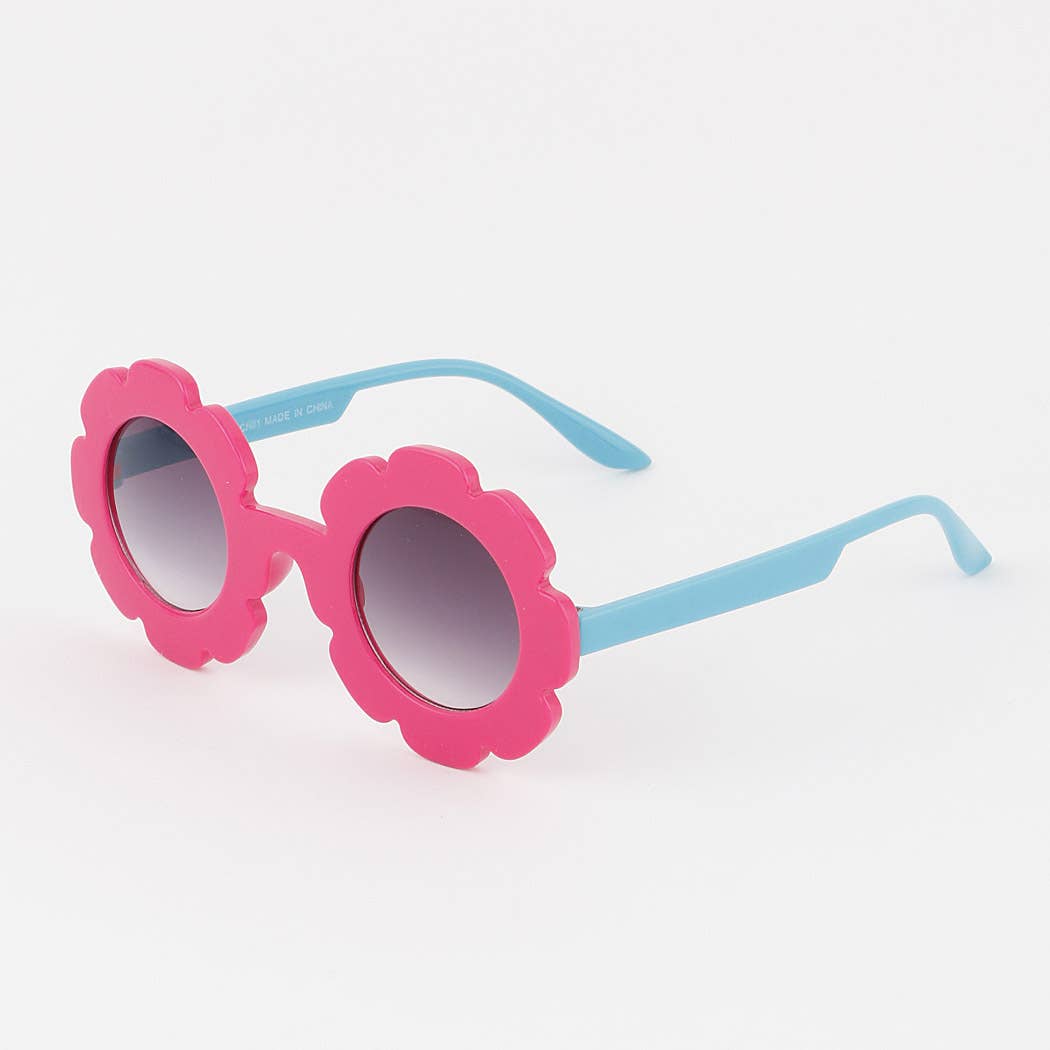 Multicolor Gafas de sol lindas con flores para niños de venta al por mayor en Faire1