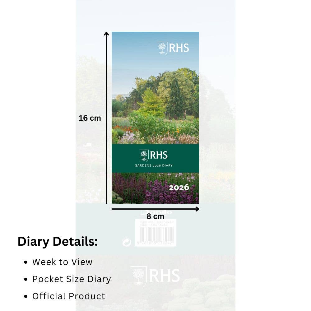 Danilo Promotions Ltd – wholesale Journal/diary – RHS 2026 SLIM DIARY4