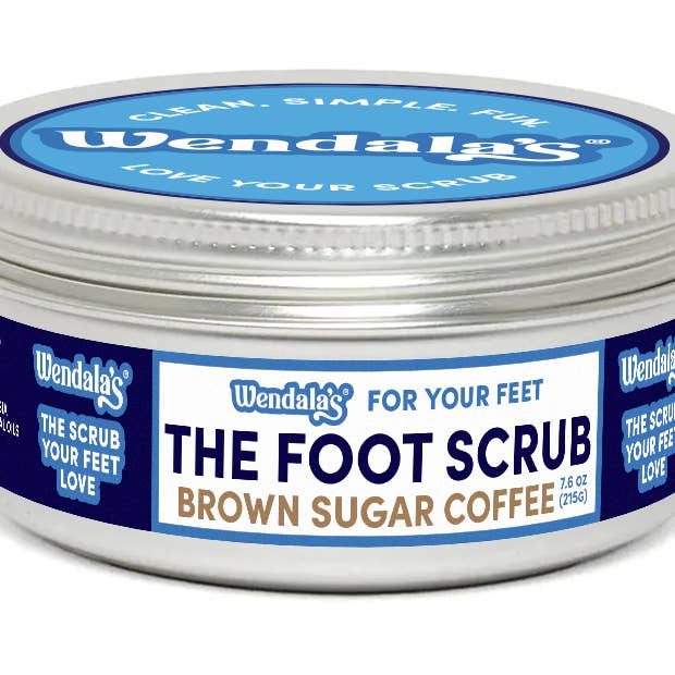 Kaffe Foot Scrub-Vanilla Brun Sukker for engroshandel hos WENDALA'S®