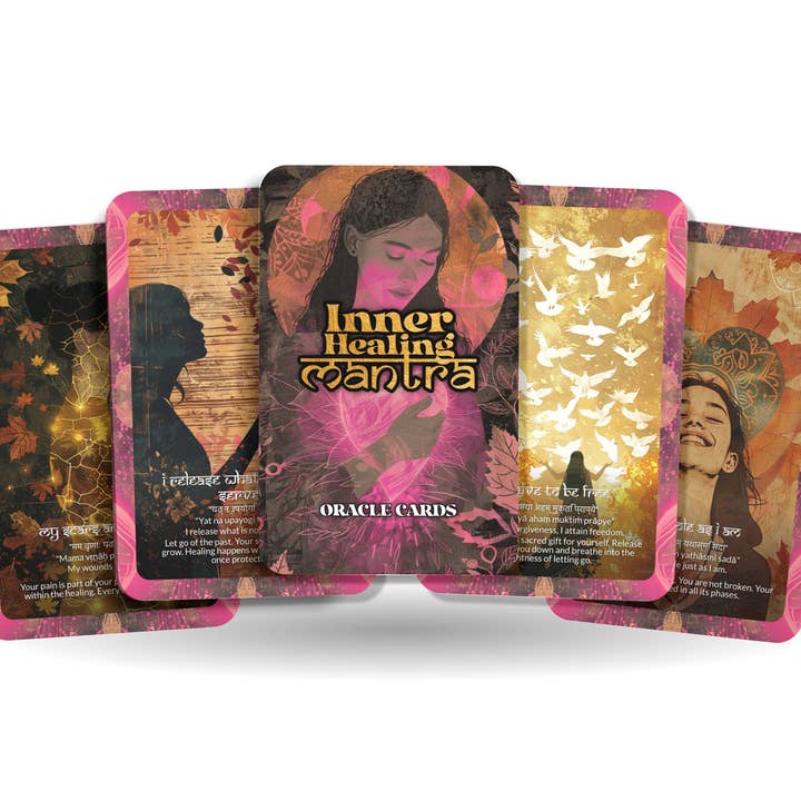Innerlijke Genezing Mantra Zelfterugwinning Orakelkaarten Deck voor wholesale door Ibiza Tarot USA