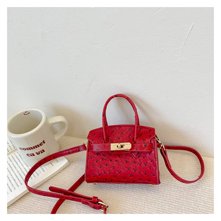 Little Trendy - Wholesale Crossbody Bag - Kids - Girls mini contrast color crossbody bag Kelly mini handbag3