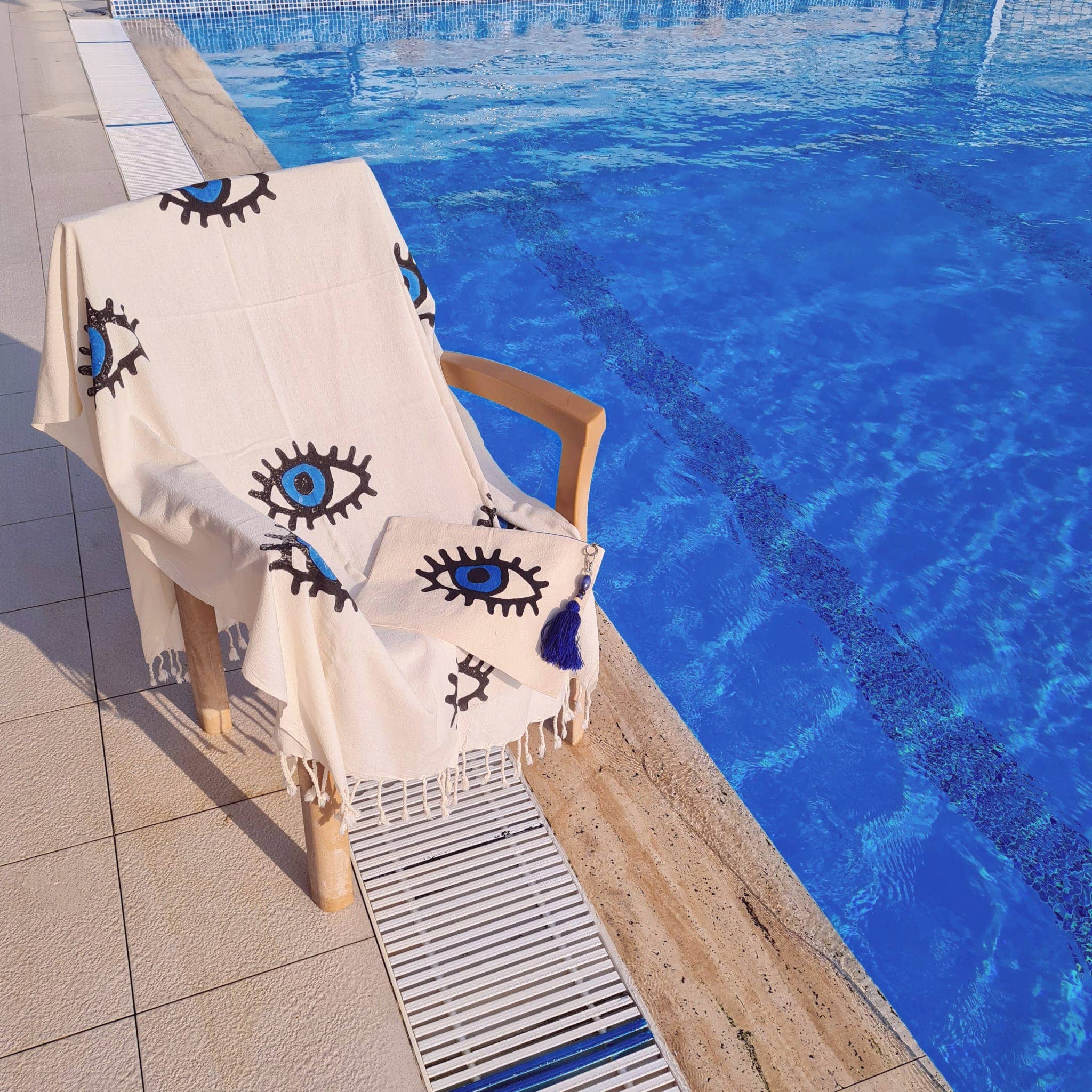 Moa – Engroshandel Strandhåndklæde – Evil Eye strandhåndklæde5