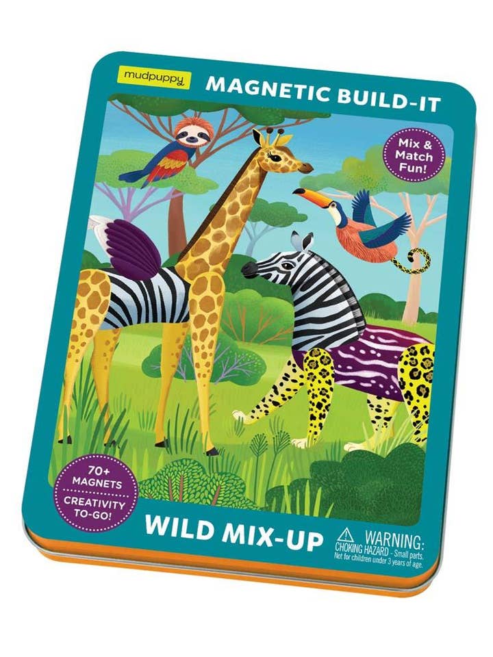 Wild Mix-Up Magnetic Build-It for wholesale by Chronicle Books