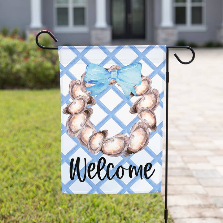 The Navy Knot - Wholesale Flag - Spring Garden Flag - Oyster Wreath