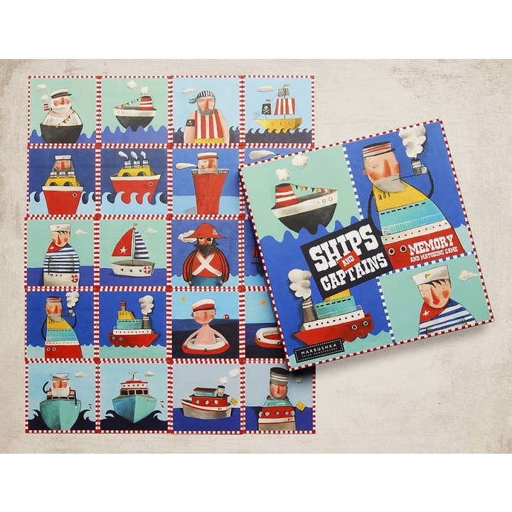 Immenz - Vente Jeu de réflexion – enfant - Marbushka - Bateaux et capitaines - Jeu de mémoire1