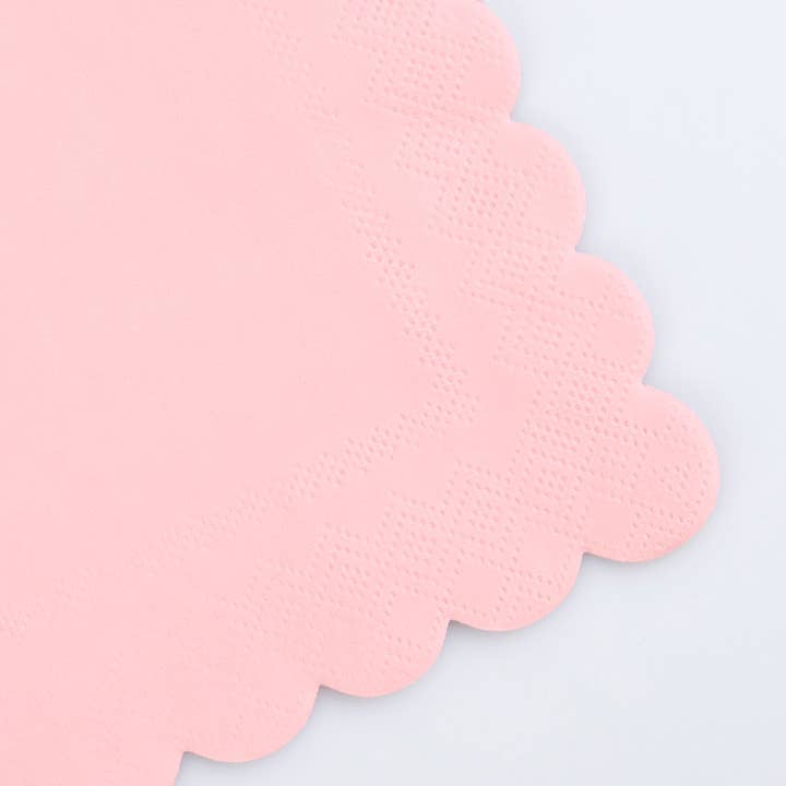 Meri Meri – wholesale Disposable napkin – Cotton Candy Pink Large Napkins2