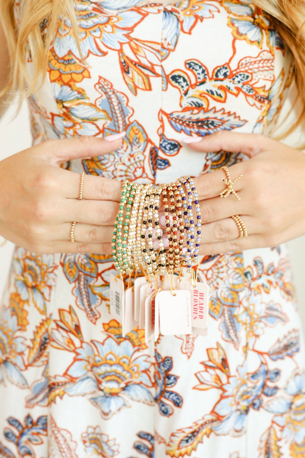 Beaded Blondes – wholesale Beaded bracelet – Demi Bracelet in Black3