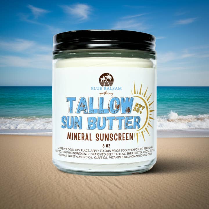 Blue Balsam Apothecary - Wholesale Sunscreen - Whipped Tallow Sun Butter l Sunscreen with Non Nano Zinc2