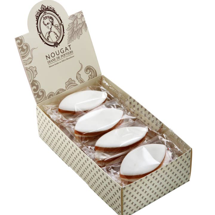 Maxi Calissons 30 g (display box of 20 pieces) for wholesale by Nougat Diane De Poytiers