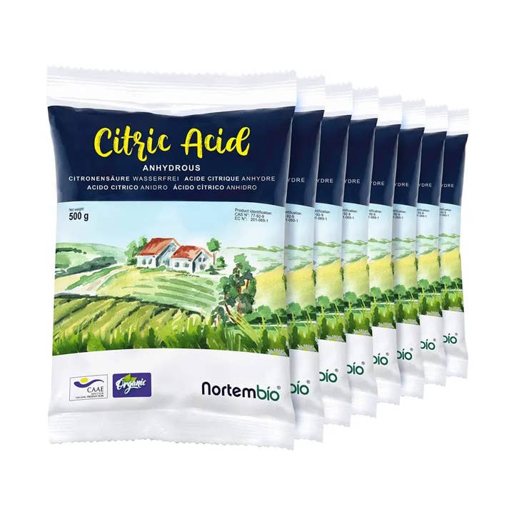 Acido Citrico Biologico 2 kg (Confezione 4x500 g) per la vendita all'ingrosso da parte di NORTEM BIOTECHNOLOGY GROUP