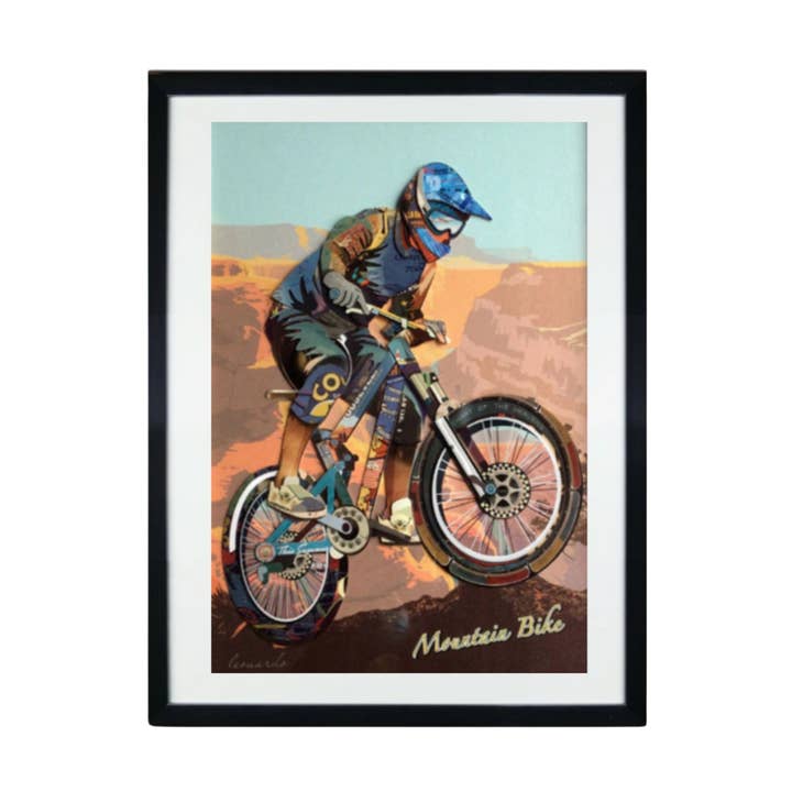 Art de collage 3D | VTTiste (32"x24") pour la vente par Canterbury Lane