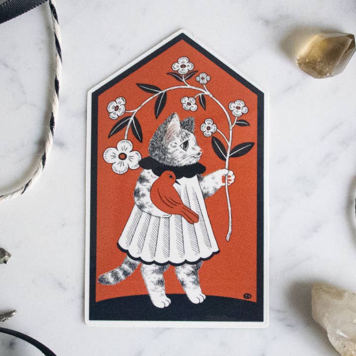 "Love And Peace" Vinyl Sticker for wholesale by Po Yan Leung