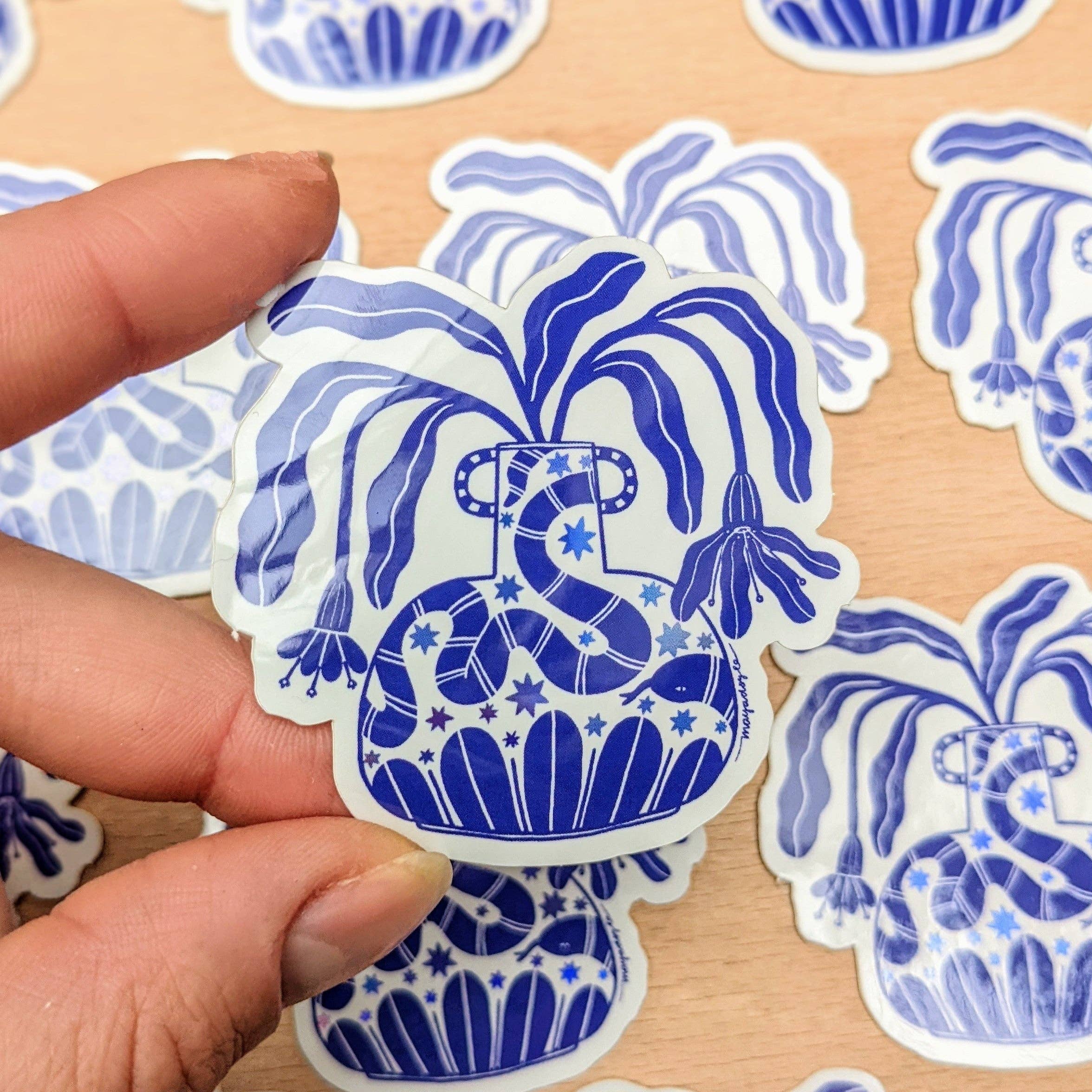 Mimo - Wholesale Sticker - Stars Vase Holo Sticker