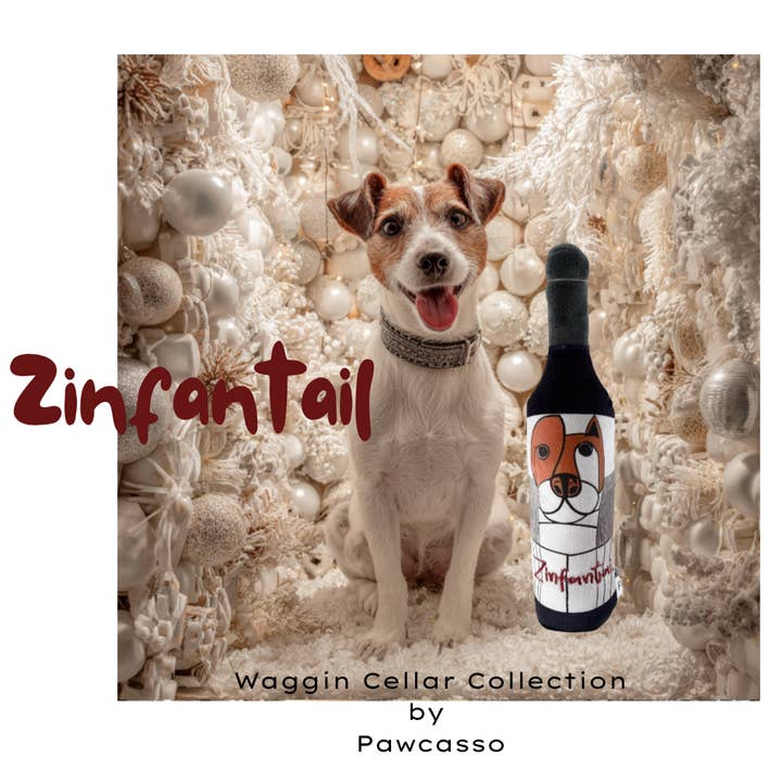 Pawcasso – wholesale Pet plush toy – Dog – Zinfantail2