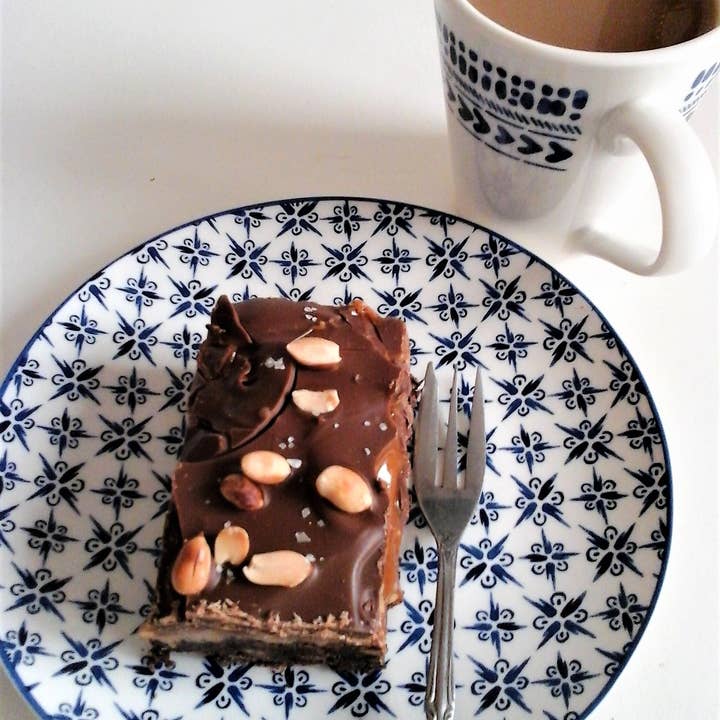 Anthony James Chocolate – Großhandel Brownies – Luxuriöse Brownies mit gesalzener Erdnussbutter, Karamell,