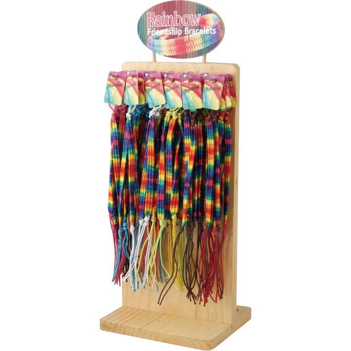 Puka Creations - Wholesale Woven/Braided Bracelet - Rainbow Friendship Bracelets