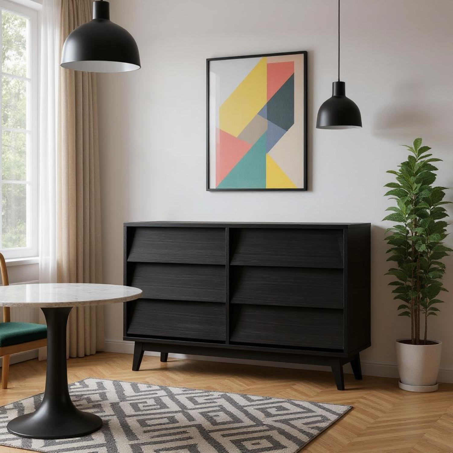 HOMYCASA DESIGN INC - Wholesale Cabinet - Harlan 6-Drawer Dresser0