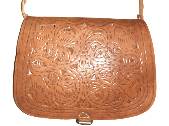 Hecho a mano - Wholesale Shoulder Bag - Women's - Round openwork bag with medium buckle3