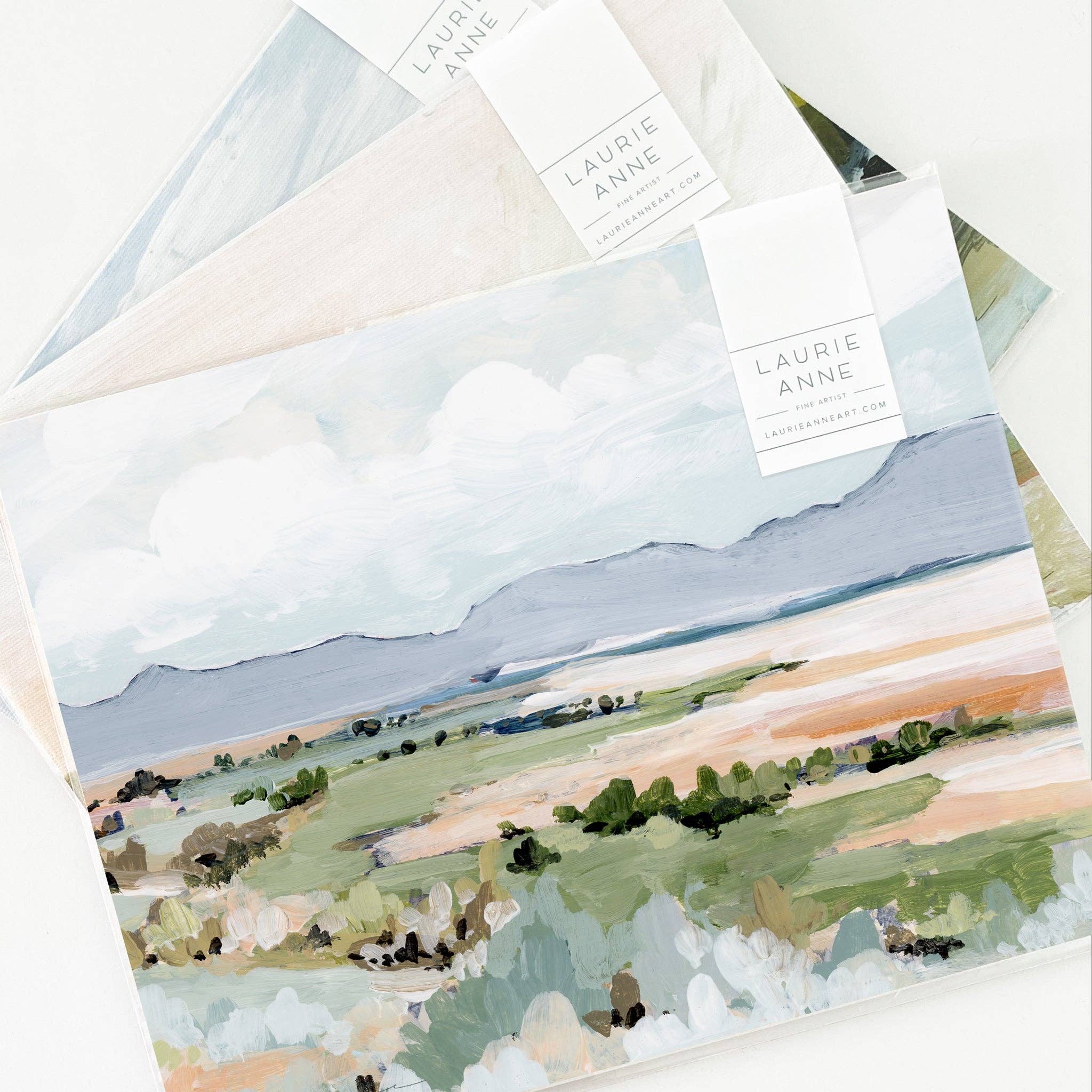 Laurie Anne Art – Großhandel Kunstdruck – Kunstdruck Bergfelder - Antelope Island3