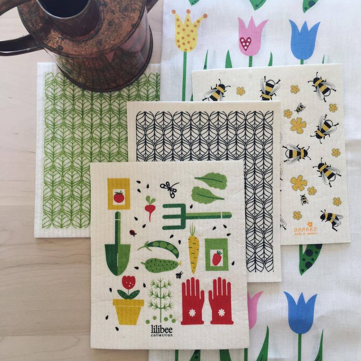 Square Love – Großhandel Küchenhandtuch – Garden Schwedisches Geschirrtuch1