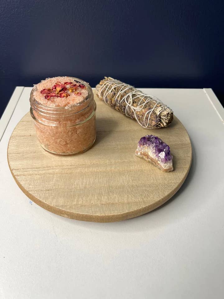 Solstice Pink Himalaya-zoutscrub voor wholesale door Solstice Vibrations