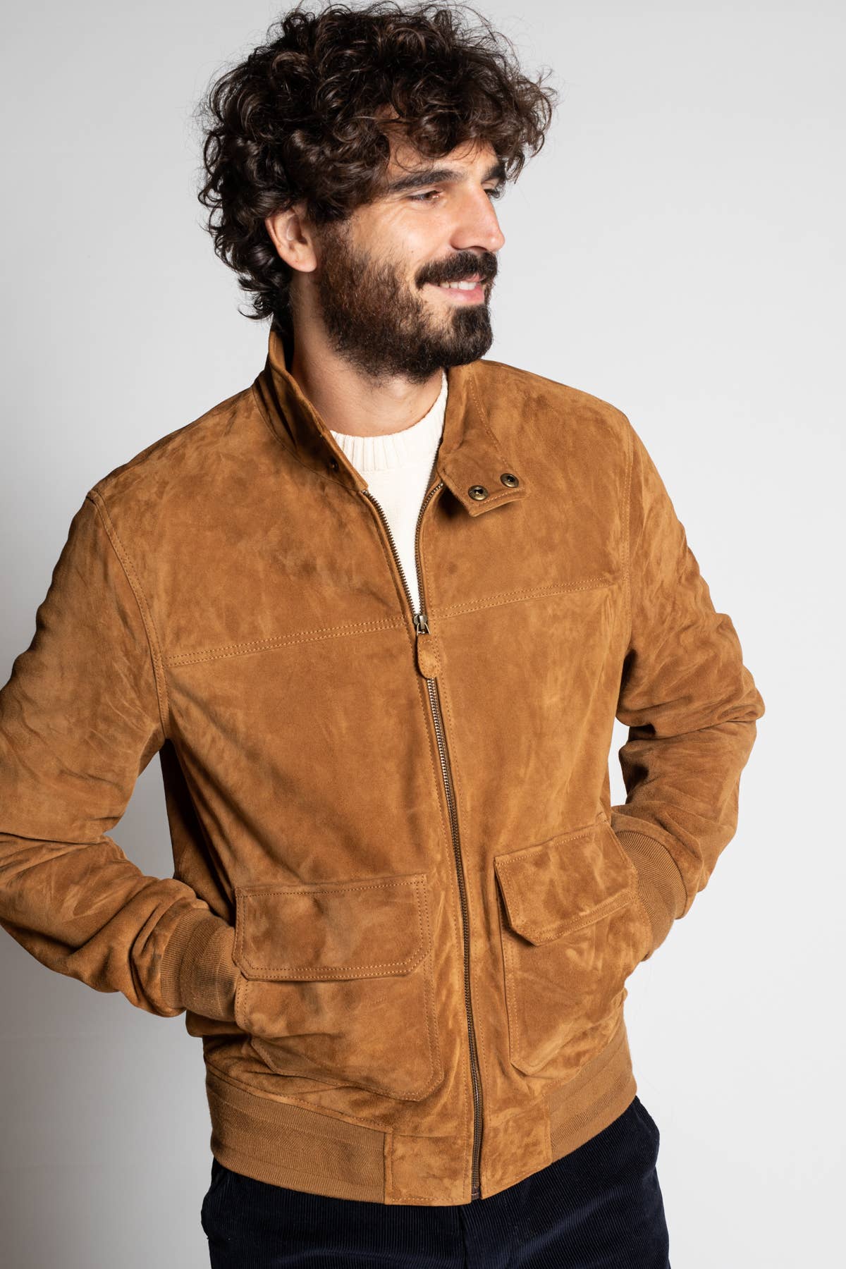 JAQK - Wholesale Jacket - Men's - Doherty Caramel Leather Jacket4