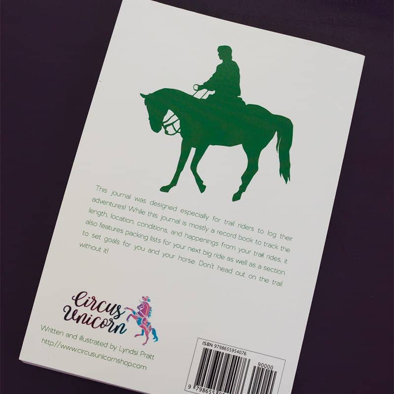Circus Unicorn Shop - Vente Journal intime - Le journal du Trail Rider6