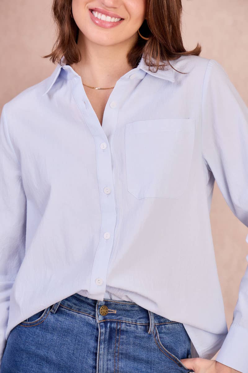 Calie Paris – Camisa com botões no colarinho – Mulher por atacado – Camisa ARIANNE – Clássica com sofisticação sutil12