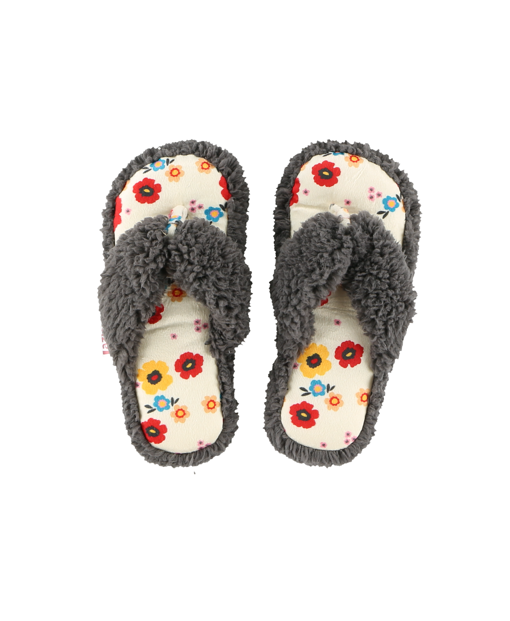 Lazy One - Wholesale Slippers - Women's - Grey Rise And Shine Spa Slippers0