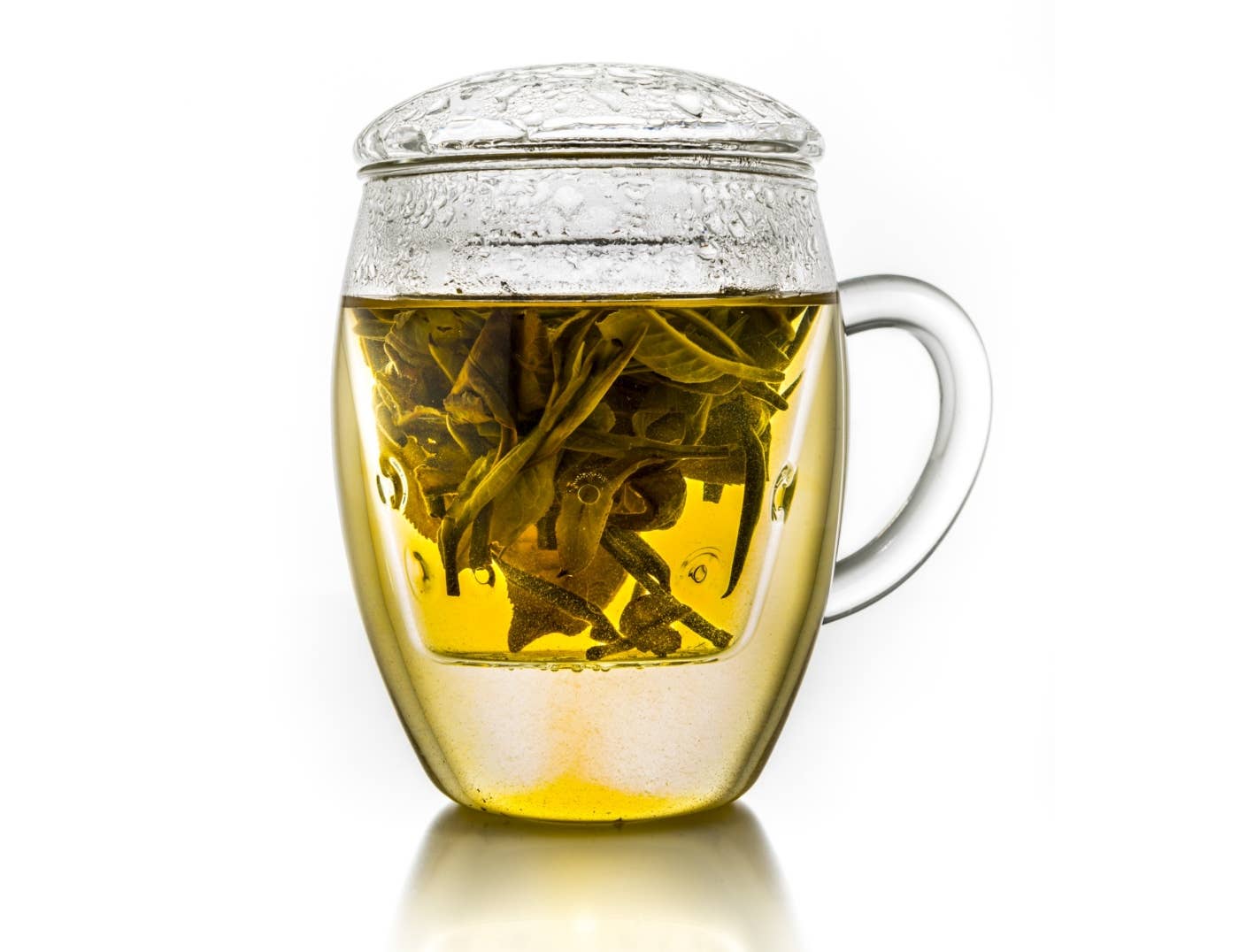 Creano - Wholesale Tea Pot - Creano tea glass all in one, large tea cup with strainer and cover